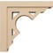 Ekena Millwork 7"W x 28"D x 28"H Thin Sheridan Rough Cedar Woodgrain TimberThane Corbel, Primed Tan CORUR07X28X28SHERCPR - alternate 2